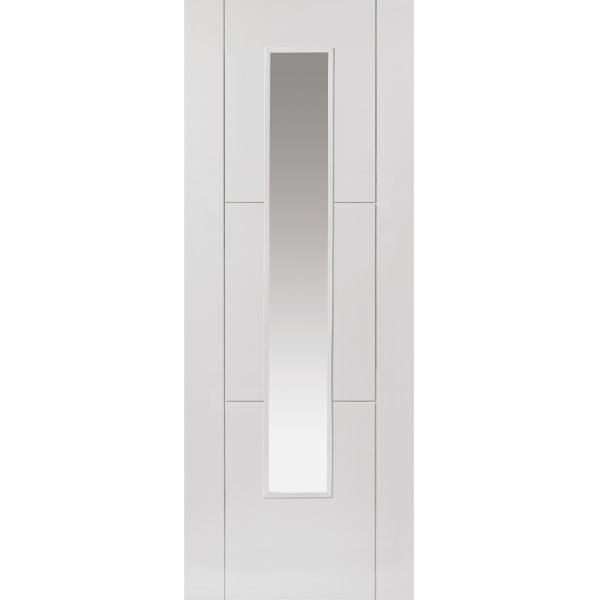 Mistral White Glazed Door